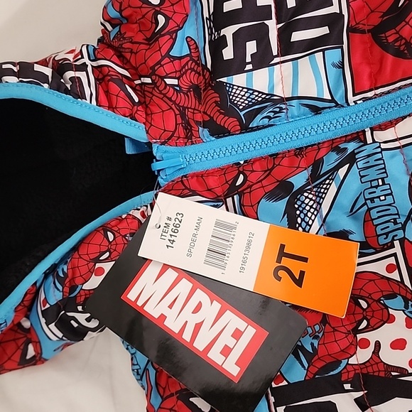 Marvel spider man kids 2T jacket for boy or girl - Picture 2 of 6